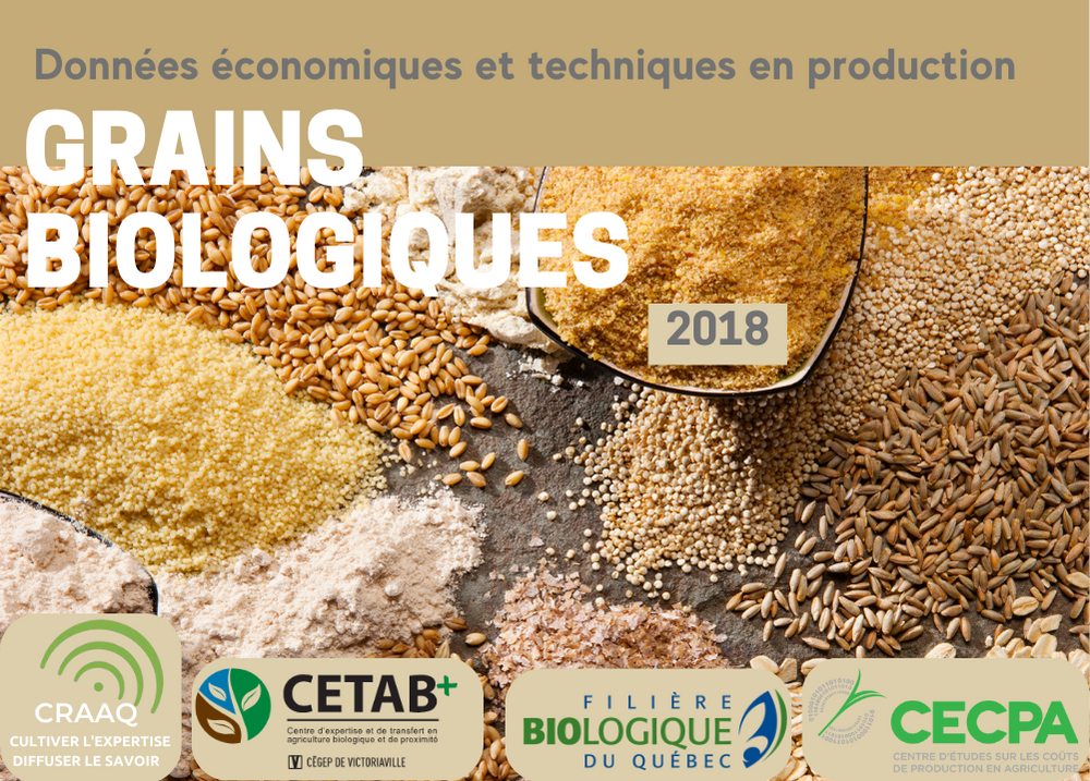 Publications collaboratives : Données économiques et techniques - Grains biologiques au Québec